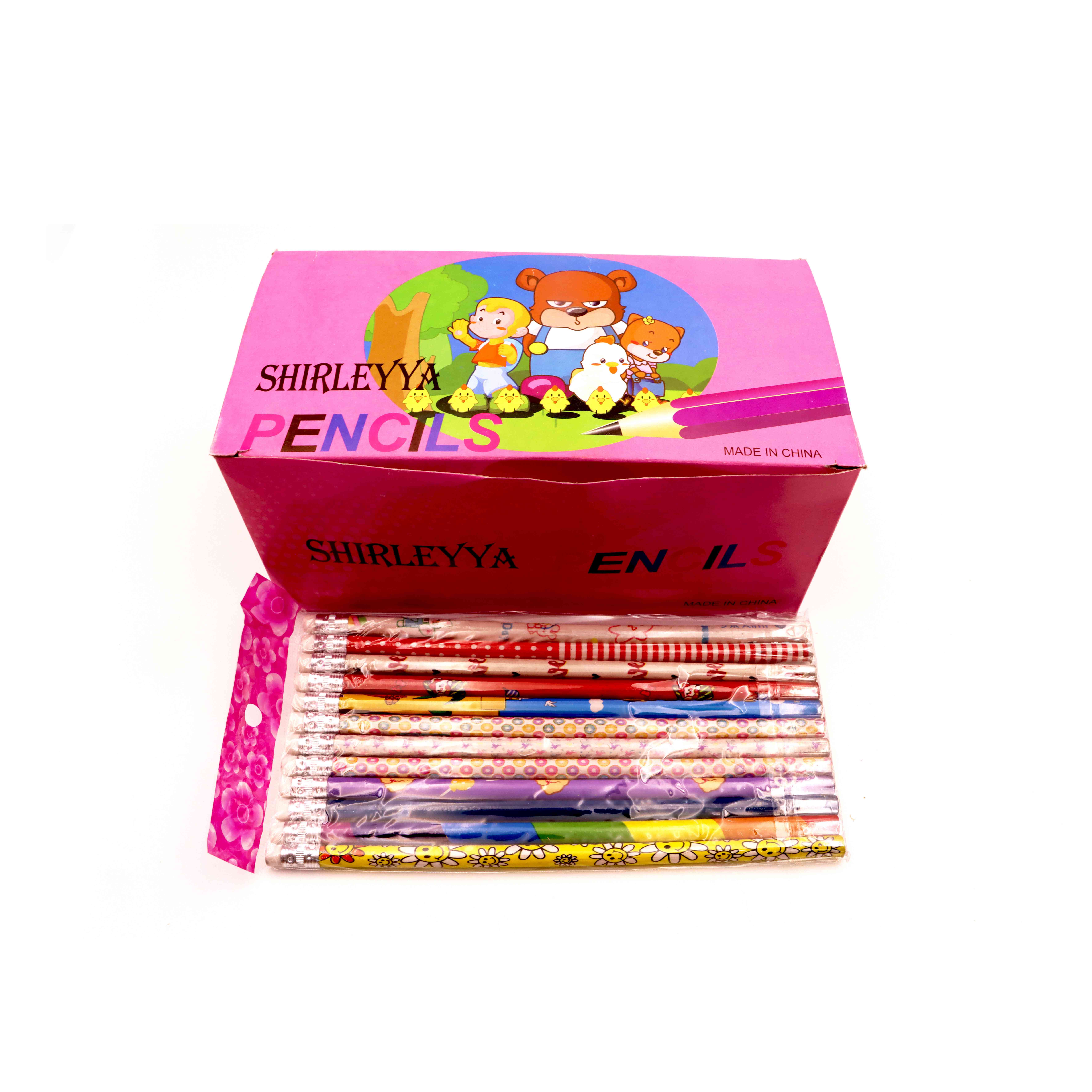 Cute Pencils for Kids, Fun Fancy Pencil with Erasers Toppers