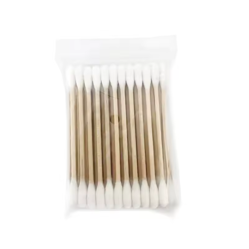Puffney Cotton Buds 48pcs low price Disposable biodegradable wooden bamboo stick q tip for make up clean tool Puffney Cotton Buds 48pcs low price Disposable biodegradable wooden bamboo stick q tip for make up clean tool