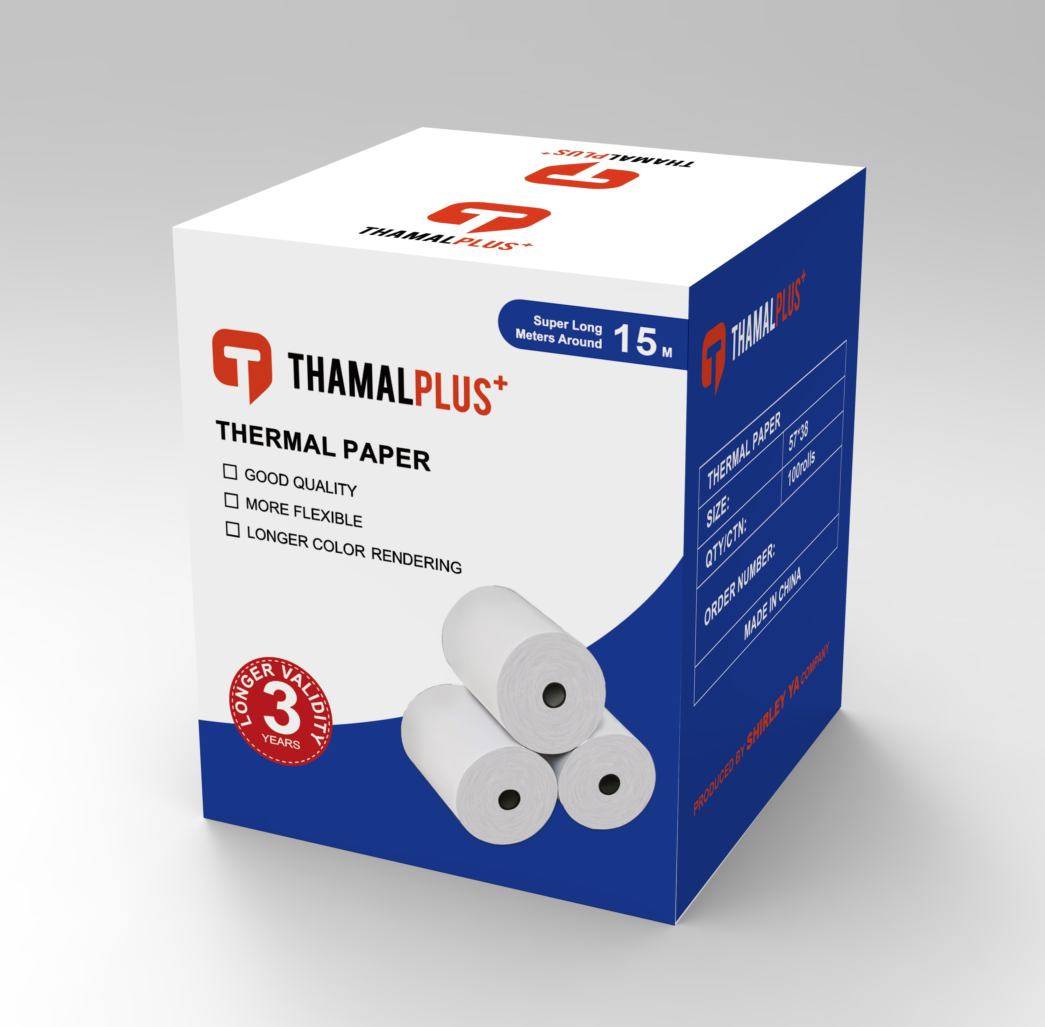 THAMAL PLUS+ Thin Type Coreless Durable Thermal Receipt Paper 80x80, 57x50, 57x38, 78m, 28m, 15m for Mobile 58mm 30mm Mini Thermal Printer THAMAL PLUS+ Thin Type Coreless Durable Thermal Receipt Paper 80x80, 57x50, 57x38, 78m, 28m, 15m for Mobile 58mm 30mm Mini Thermal Printer