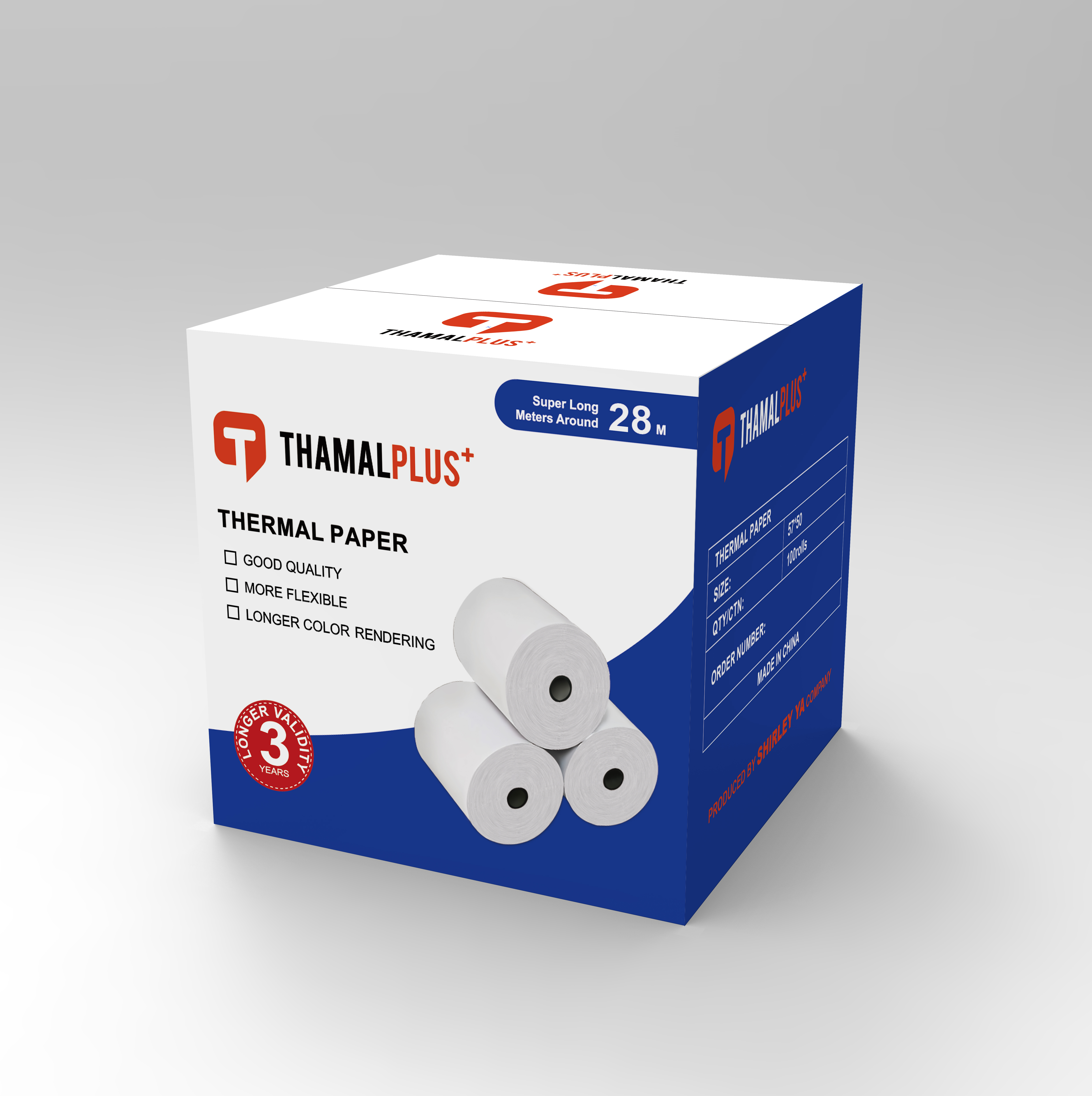 THAMAL PLUS+ Thin Type Coreless Durable Thermal Receipt Paper 80x80, 57x50, 57x38, 78m, 28m, 15m for Mobile 58mm 30mm Mini Thermal Printer THAMAL PLUS+ Thin Type Coreless Durable Thermal Receipt Paper 80x80, 57x50, 57x38, 78m, 28m, 15m for Mobile 58mm 30mm Mini Thermal Printer
