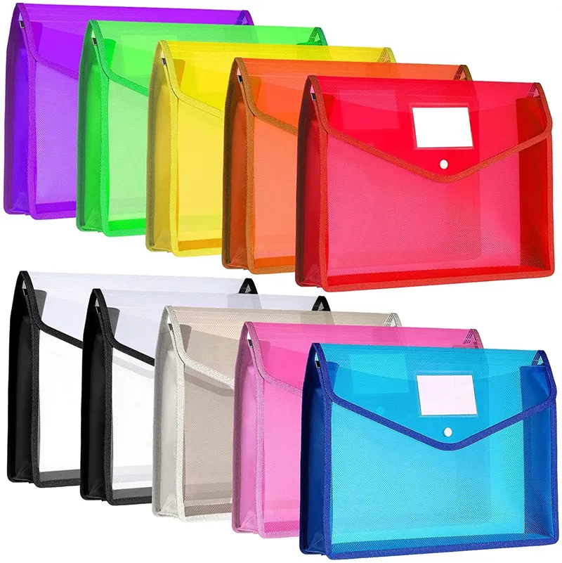 Customized Filing Products Storage Organizer Folder Large Capacity Document Bag A4 FC File Sorting Organ PP File Bag Customized Filing Products Storage Organizer Folder Large Capacity Document Bag A4 FC File Sorting Organ PP File Bag